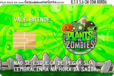 Vale Brinde Plants Vs Zombies Fazendo A Nossa Festa