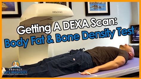 Getting A Dexa Scan Body Fat Bone Density Test Youtube