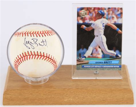 Lot Detail George Brett Kansas City Royals Display W