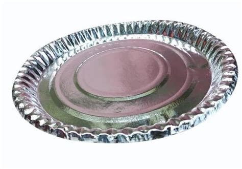 Inch Silver Foil Paper Plate At Rs Piece Paper Plate In Ujjain