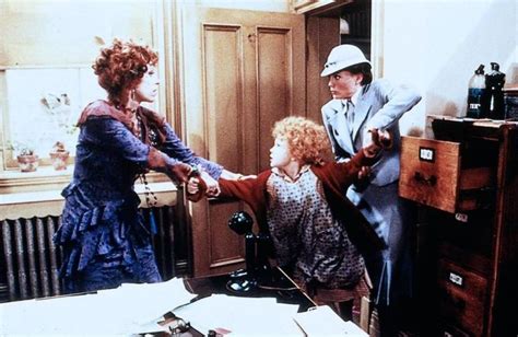 Annie 1982 - Aileen Quinn as Annie, Ann Reinking as Miss Farrell, and ...