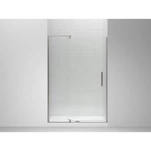 KOHLER Echelon 48 In X 70 In Frameless Pivot Shower Door In Anodized