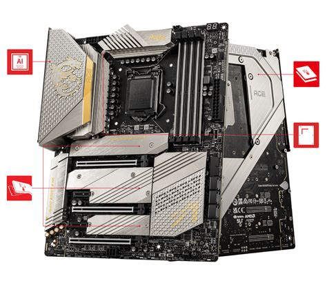 Msi Meg Z Ace Gold Edition Gaming Motherboard Atx Supports Intel