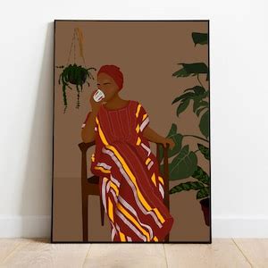 Digital Art, Somali Woman, Somali, Somali Art Print, African Art Print ...