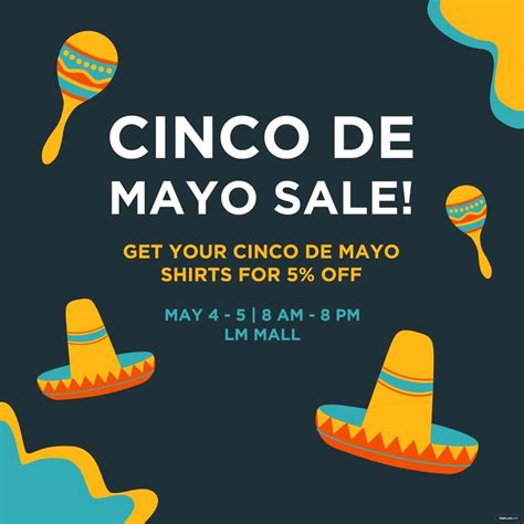 Cinco de Mayo Flyer Vector in EPS, Illustrator, JPG, PNG, PSD, SVG ...