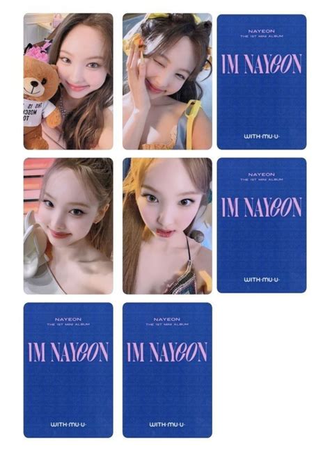 Itzy It Z Me Twicecoaster Lane 2 Lomo Card Merry Happy Im Nayeon