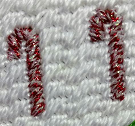 The Owl Stitchery Blog Cute Candy Canes In Kreiniks New Chevron Ribbon