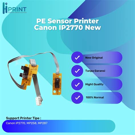 Jual PE Sensor Printer Canon IP2770 MP258 MP287 New Original Sensor