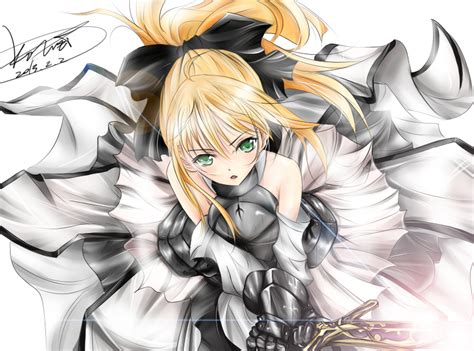 Saber Lily Saber Fate Stay Night Image By Ko Wei