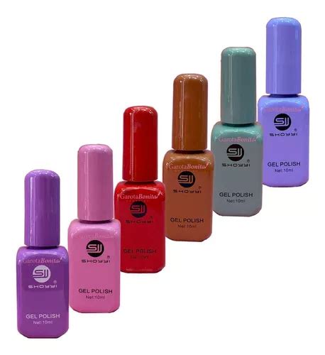 Kit 6 Esmaltes Em Gel Coleção Vibrantes 10ml Cores MercadoLivre