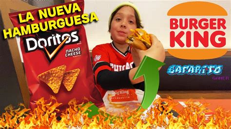 Prob La Nueva Hamburguesa De Burger King La Cheesy Doritos