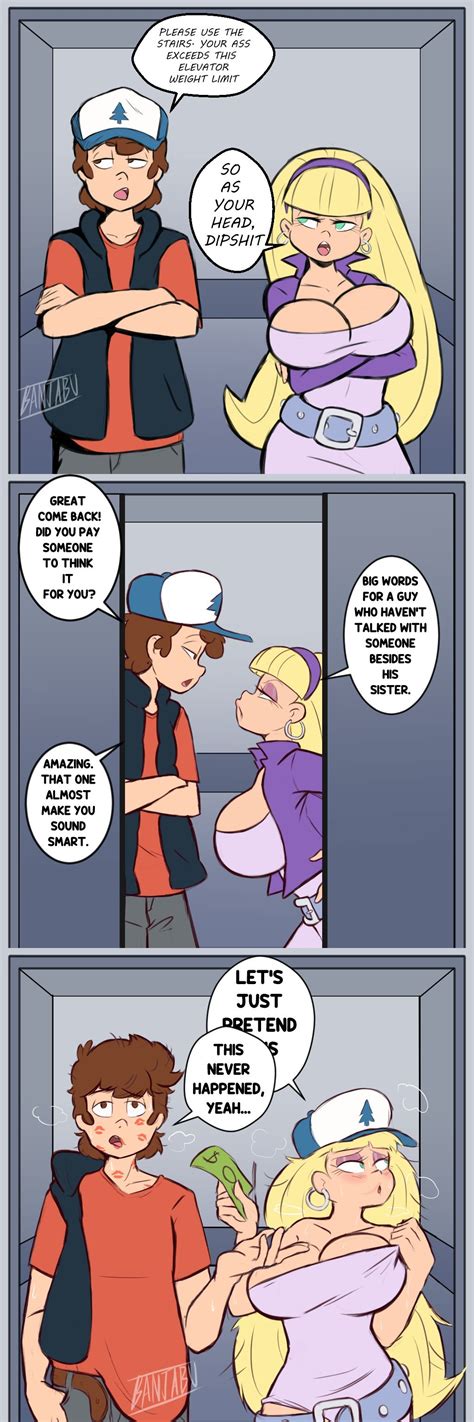 Rule 34 Banjabu Dipper Pines Elevator Gravity Falls Pacifica