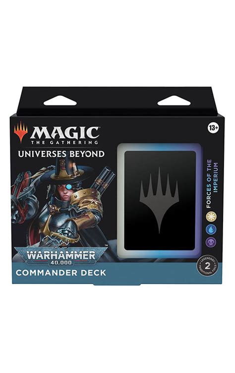 Magic The Gathering Universes Beyond Warhammer 40000 Commander Decks Forces Of The Imperium