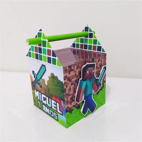 Kit Personalizados Minecraft 20 Peças Elo7 Produtos Especiais