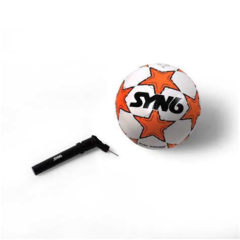 Buy Syn6 Match Football With Pump 125mm Pu Material With 2 Ply