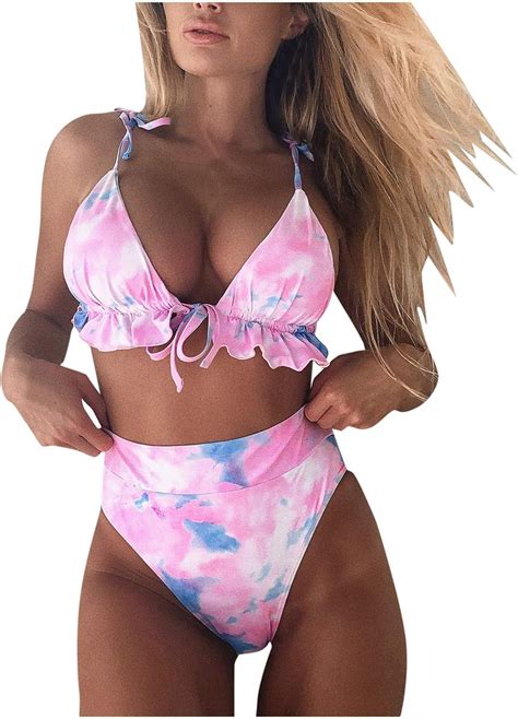 Damen 2021 Strandmode Bikini Brazilian Style String Bikinis Sexy Push