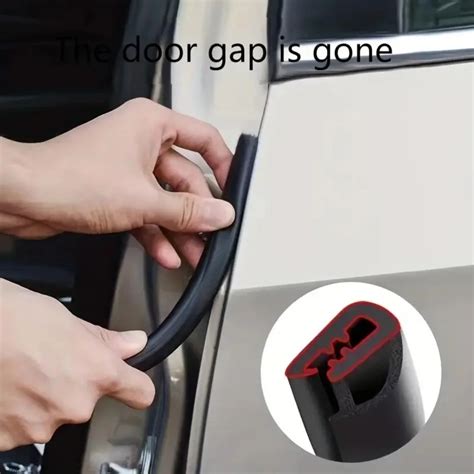 Pcs Car Door Edge Seal Strip B Pillar Car Rubber Weatherstrip Sound