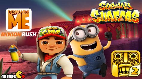 Despicable Me 2 Minion Temple Run 2 Subway Surfers World Tour Los