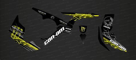 Kit Decoration LightNing Edition Full Yellow IDgrafix Can Am