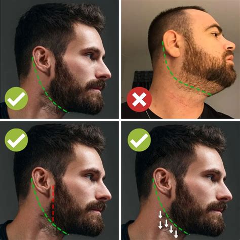 Como Perfilar La Barba Asi Se Marca El Contorno Del Cuello Y Mejillas