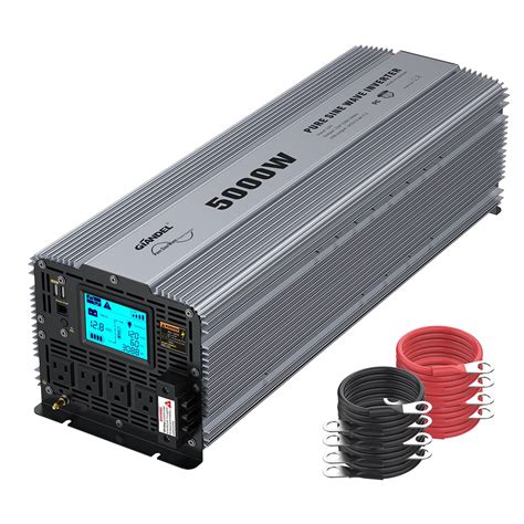 Buy GIANDEL Pure Sine Wave Power Inverter 5000 Watt Converts DC 12 Volt