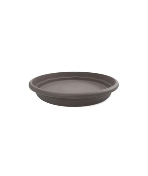 PLASTIKEN plateau rond Ø 50 cm pour pot rond Taupe Leroy Merlin