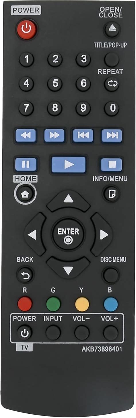 Amazon AIDITIYMI AKB73896401 Remote Control Replaced For LG Blue