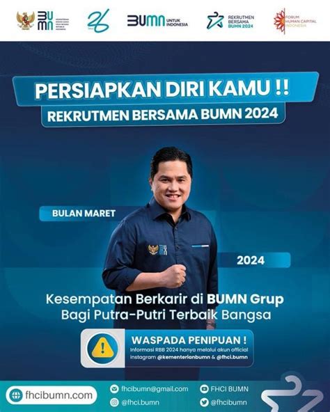 Lingkaran Rekrutmen Bersama BUMN 2024 Dibuka Besok Banyak Kesempatan