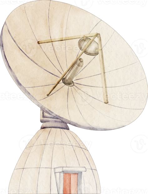 Satellite Dish Clip Art Element Space 16537799 Png