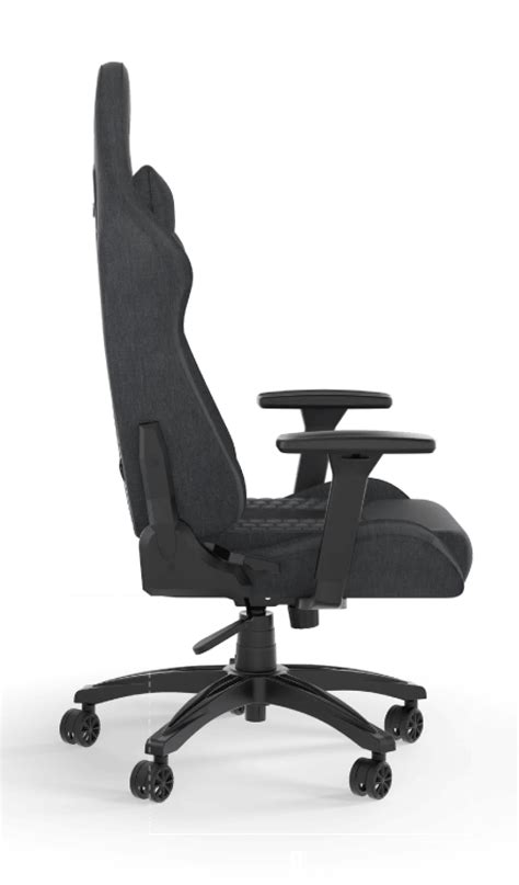 TC100 RELAXED Gaming Chair Leatherette Black Black UK