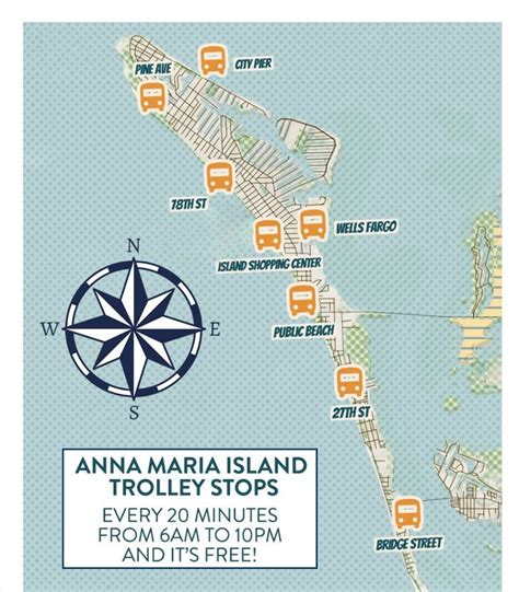 Anna Maria Island Trolley Schedule And Map