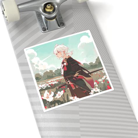 Genshin Impact Kazuha Square Stickers Etsy