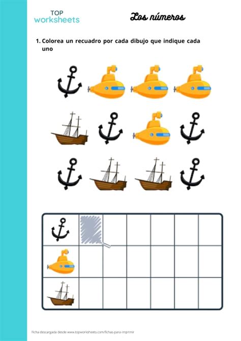 Cuenta Los Dibujos Ficha Para Imprimir TopWorksheets
