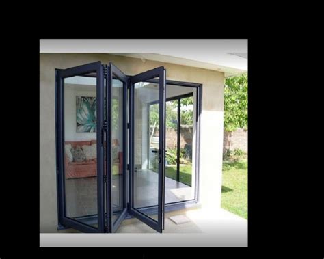 Exterior Upvc Folding Door 9 14 Mm Toughened Glass At Rs 2500 Sq Ft