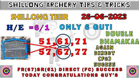 Vipguti Ajj Fr 67 And Sr 61 Direct Fc Success Khashi Hills Archery Sports