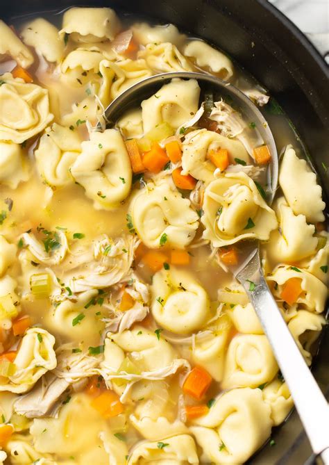 Easy Chicken Tortellini Soup • Salt And Lavender