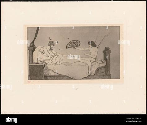 Max Klinger The Artists Dream The Dream God Dreams Etching