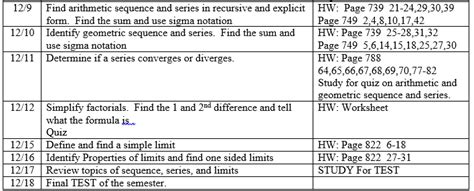 Unit 9 Sequences And Series Ms Hylton S Classroom