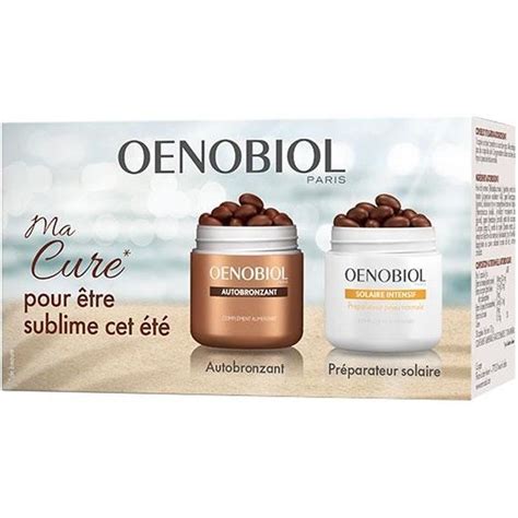 Oenobiol Solaire Coffret Autobronzant Capsules Solaire Intensif