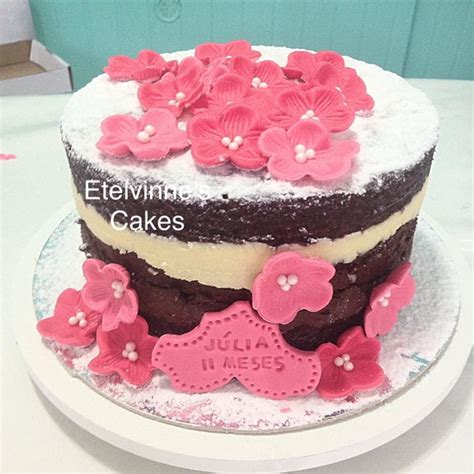 Bolo Naked Cake Decorado Elo Produtos Especiais