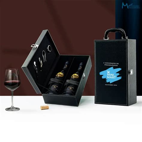 Kit Vinho 4 Peças em Maleta Personalizado MB502