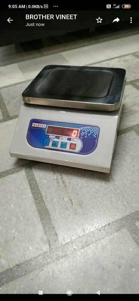 Stainless Steel Digital Weighing Machine At Rs 3000 In Chandigarh ID