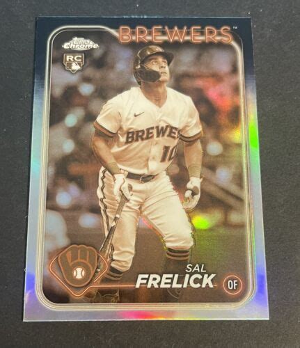 Topps Chrome Baseball Sal Frelick Sepia Refractor Rookie