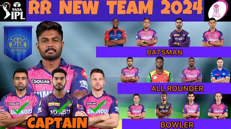 Ipl Rajasthan Royals Full Squad Rajasthan Royals New Squad