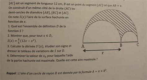 Bonjour Quelqun Peut Maider Pour Cet Exercice De Math Merci D