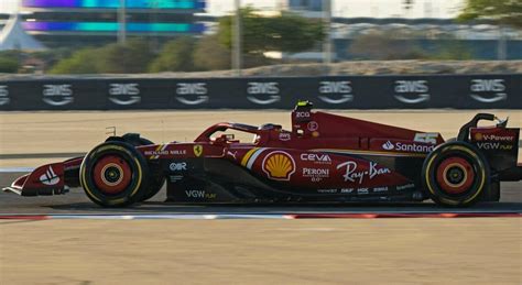 Guizzo Ferrari nei test in Bahrein Sainz il più veloce La Red Bull