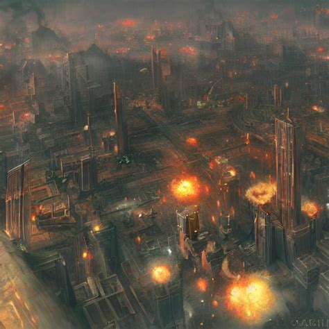 KREA The City Midgard From The Game Final Fantasy 7 By Artist Craig