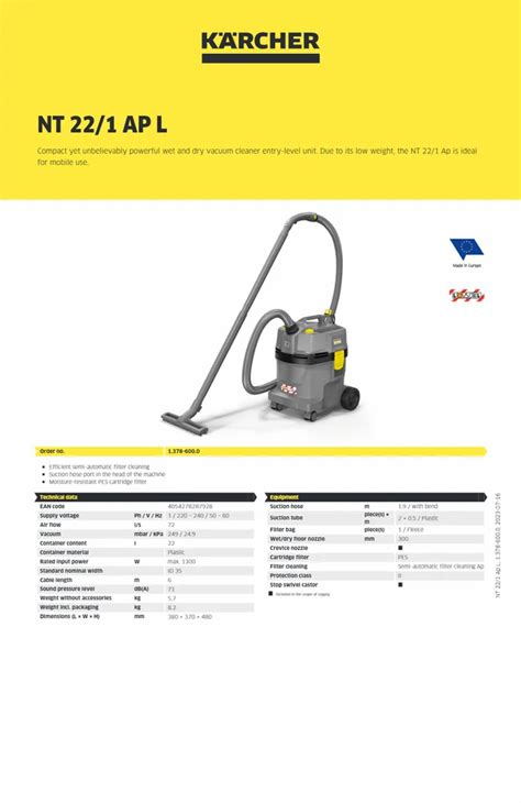 Wet And Dry Vacuum Cleaner Nt Ap L For Car At Rs Piece In