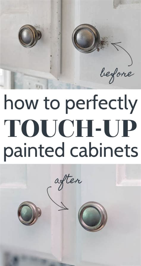 How To Touch Up Chipped Cabinet Paint