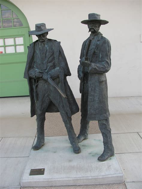 Exploring The American West Statues Of Wyatt Earp And Doc Holliday